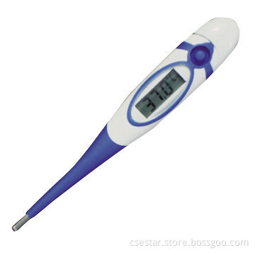 Waterproof Digital Thermometer, Safe Operation, Memory for Last Measurement, Beeper